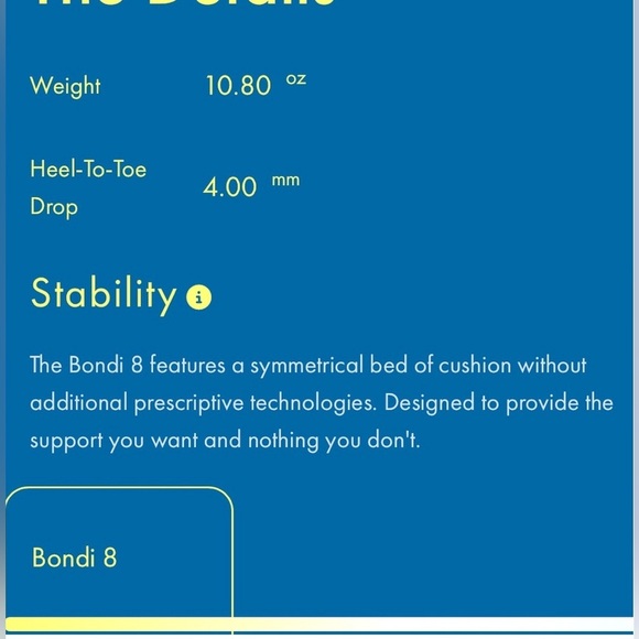 Hoka One Bondi 8 Men’s Sz11.5 Running Athletic Shoe - Picture 12 of 14